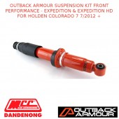 OUTBACK ARMOUR SUSPENSION KIT FRONT EXPD & EXPD HD FITS HOLDEN COLORADO 7 7/12 +